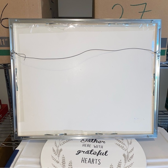 Beautiful Vintage Cross Stitch Picture With Vibrant Colors Signed Dated - Picture 13 of 13